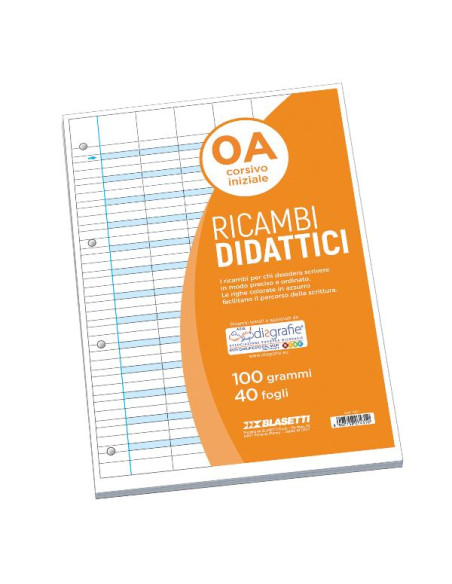 RICAMBI DIDATTICI A4 0A 40FF 100GR