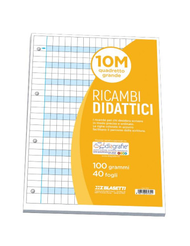RICAMBI DIDATTICI A4 10M 40FF 100GR