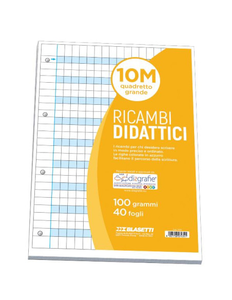 RICAMBI DIDATTICI A4 10M 40FF 100GR
