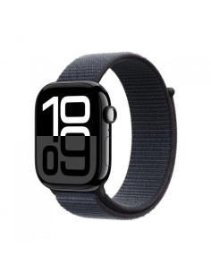 Apple Watch Series 10 Serie 10 GPS 46mm Cassa in Alluminio color Jet Black con Sport Loop