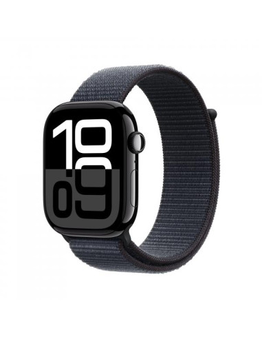 Apple Watch Series 10 Serie 10 GPS 46mm Cassa in Alluminio color Jet Black con Sport Loop