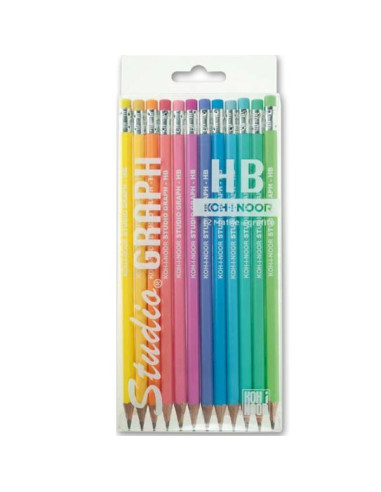 CF12 MATITE GRAFITE HB GOMMINO ASS