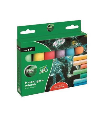 CF6 MAXI GESSI COLORATI