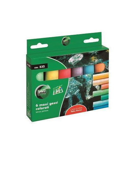 CF6 MAXI GESSI COLORATI