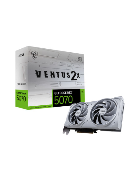 MSI GeForce RTX5070 VENTUS 2X OC White NVIDIA GeForce RTX 5070 12 GB GDDR7