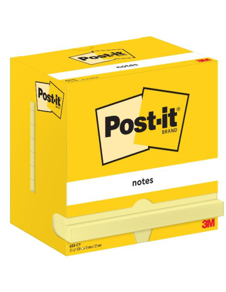 POST-IT -655- GIALLO 76X127 CONF.12