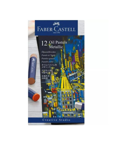 CF12 OIL PASTELS COL.METALLICI ASS