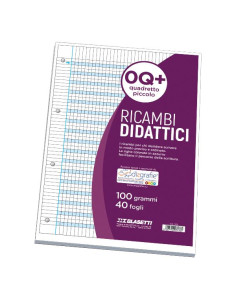 RICAMBI DIDATTICI A4 0Q+ 40FF 100GR