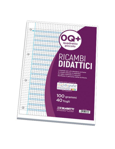 RICAMBI DIDATTICI A4 0Q+ 40FF 100GR