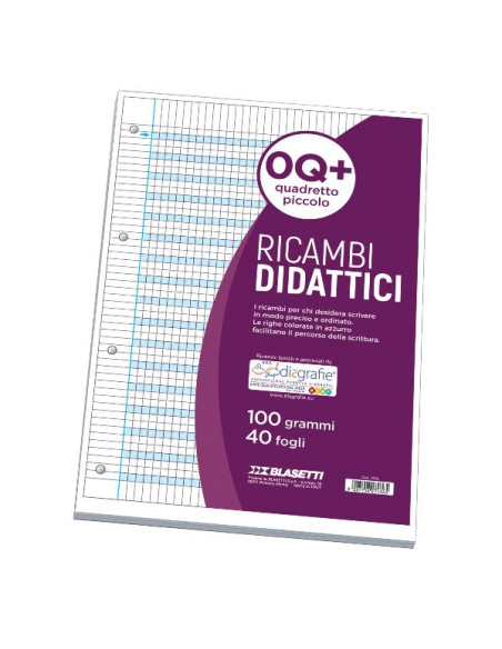 RICAMBI DIDATTICI A4 0Q+ 40FF 100GR