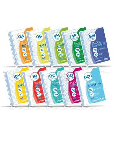 RICAMBI A4 RIGHE 0A 40FF