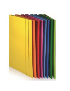 CF10CARTELLE 3LEMBI C/ELAST VERDE