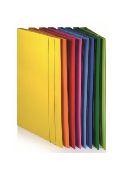 CF10CARTELLE 3LEMBI C/ELAST VERDE