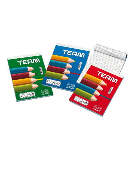 CF10 BLOCCHI TEAM A5 5M 50F 50GR