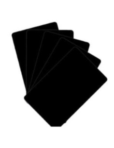 CARD,FOOD SAFE PVC,30 MIL/BLACK