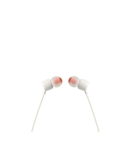 JBL Tune 110 Auricolare Cablato In-ear MUSICA Bianco