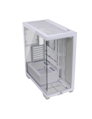 3500X TEMPERED GLASS MID-TOWER WH