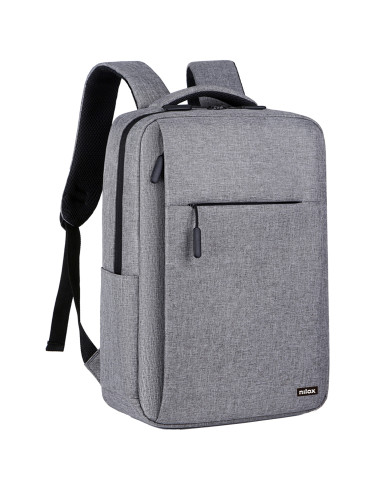 Nilox NXBK035 borsa per laptop 39,6 cm (15.6") Zaino Grigio