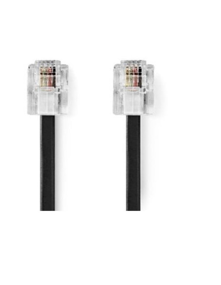 CAVO PATCH RJ11 2METRI NERO