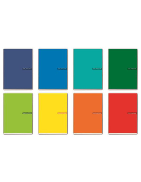 CF10QUADERNI COLOR CLUB A4 80G 4F