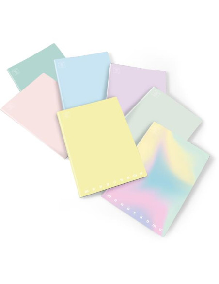 CF10QUADERNI MONOCR PASTEL A4 80 1R