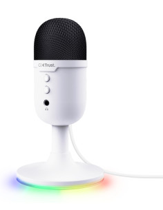 Trust GXT 234P Yunix Bianco Microfono da tavolo