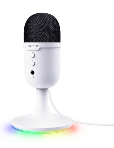 Trust GXT 234P Yunix Bianco Microfono da tavolo