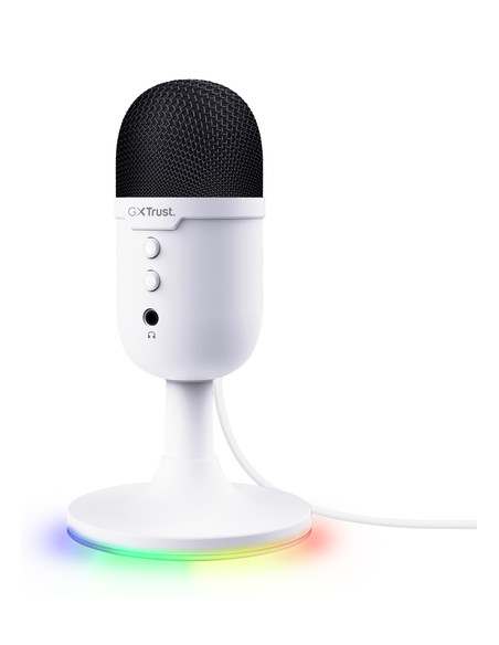 Trust GXT 234P Yunix Bianco Microfono da tavolo