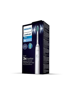 Philips Sonicare serie 3100 Spazzolino Elettrico Sonico Bianco, con custodia da viaggio HX3673/13