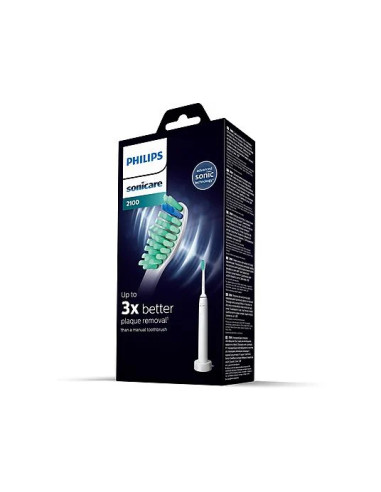 Philips Sonicare serie 2100 Spazzolino Elettrico Sonico Bianco HX3651/13