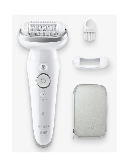 Braun Silk-épil 9 BR2-225328 epilatore 40 pinzette Grigio, Bianco