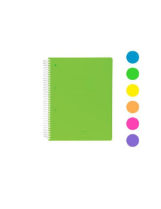 CF12 QUADERNO SPIRALE 5MM 70F FLU