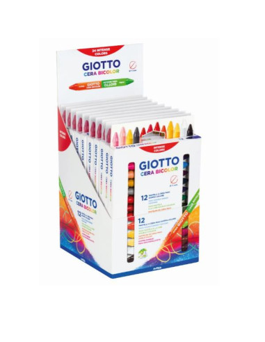 ESP10  CF12 PASTELLI CERA BICOLOR