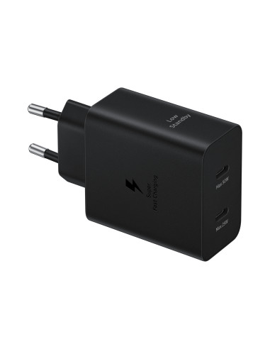 Samsung Caricabatteria Super Fast Charging (50W) con doppia porta USB-C e con cavo USB-C to USB-C