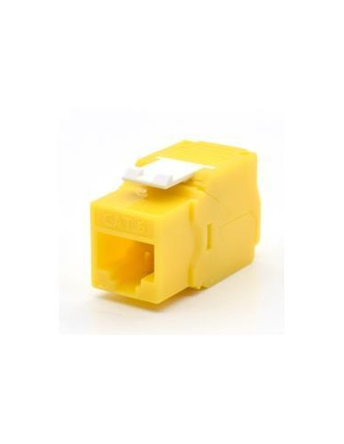 PRESA RJ45U CAT.6  GIALLO