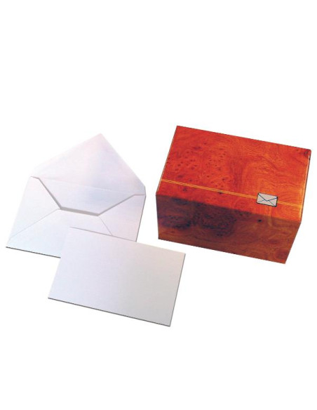 CF100 BUSTA CON BIGLIETTO FT4 BIANC