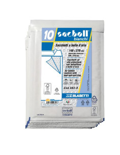 CF10 SACCO IMBOT/BIANCO 14X27CM