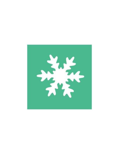 FUSTELLA MM.25  FIOCCO DI NEVE