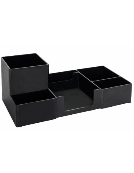 PORTAOGGETTI SCRIVANIA COLORE NERO