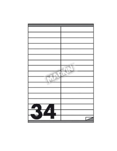 CF3400 ETICHETTE  34FGX100 105X16 9