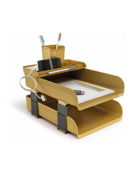 SET 5 PZ SCRIVANIA CARAMEL