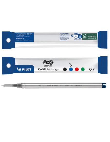 CF1REFILL FRIXION BALL BLU 0 7MM