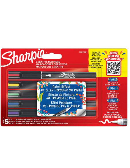 CF5 SHARPIE CREATIVE MARKERS-BRUSH