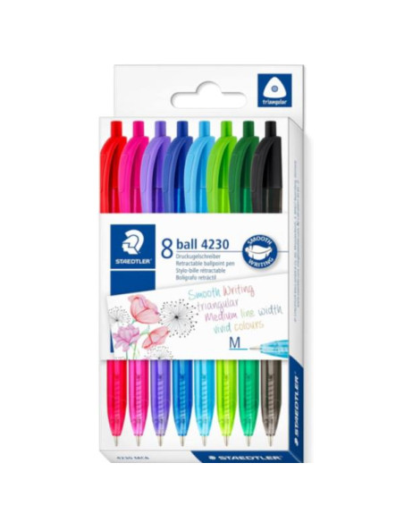 CF10 PENNE A SFERA-SCATTO ASSORT.