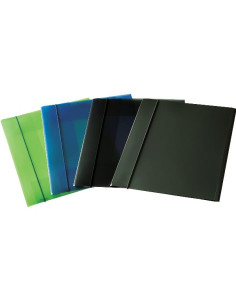 CARTELLA 3 LEMBI C/ELAST TRASP BLU