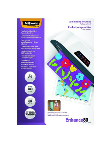 CF100POUCH ENHANCE80 A4 75M ADESIVE