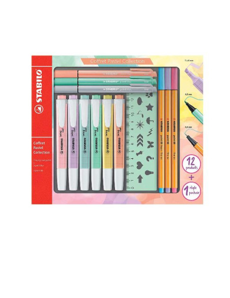 AST STABILO PASTEL COLLECTION COFAN
