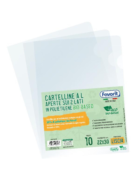 CF10 BUSTA L  BIO 22X30 LISCIA SUPE