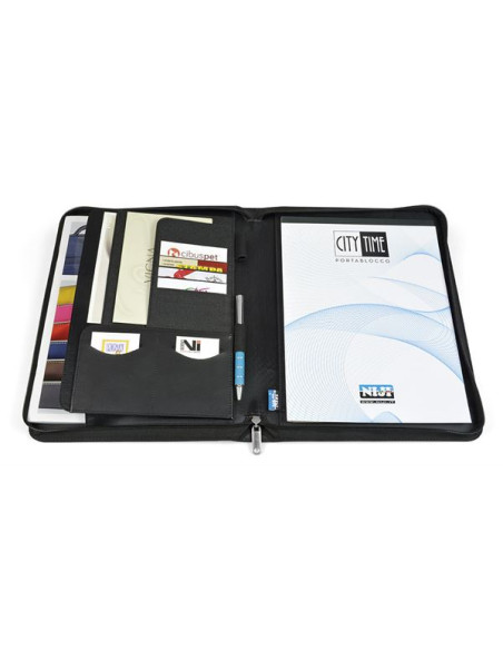 P-BLOCCO A4 TESSUTO CM26X34 BLU