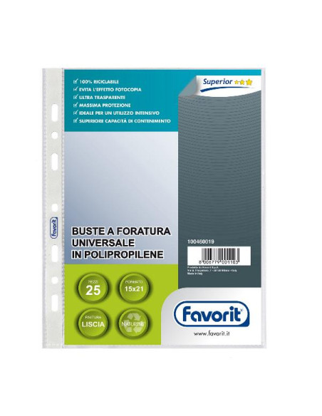 CF25BUSTE FOR.UN.SUPERIOR 15X21 LIS